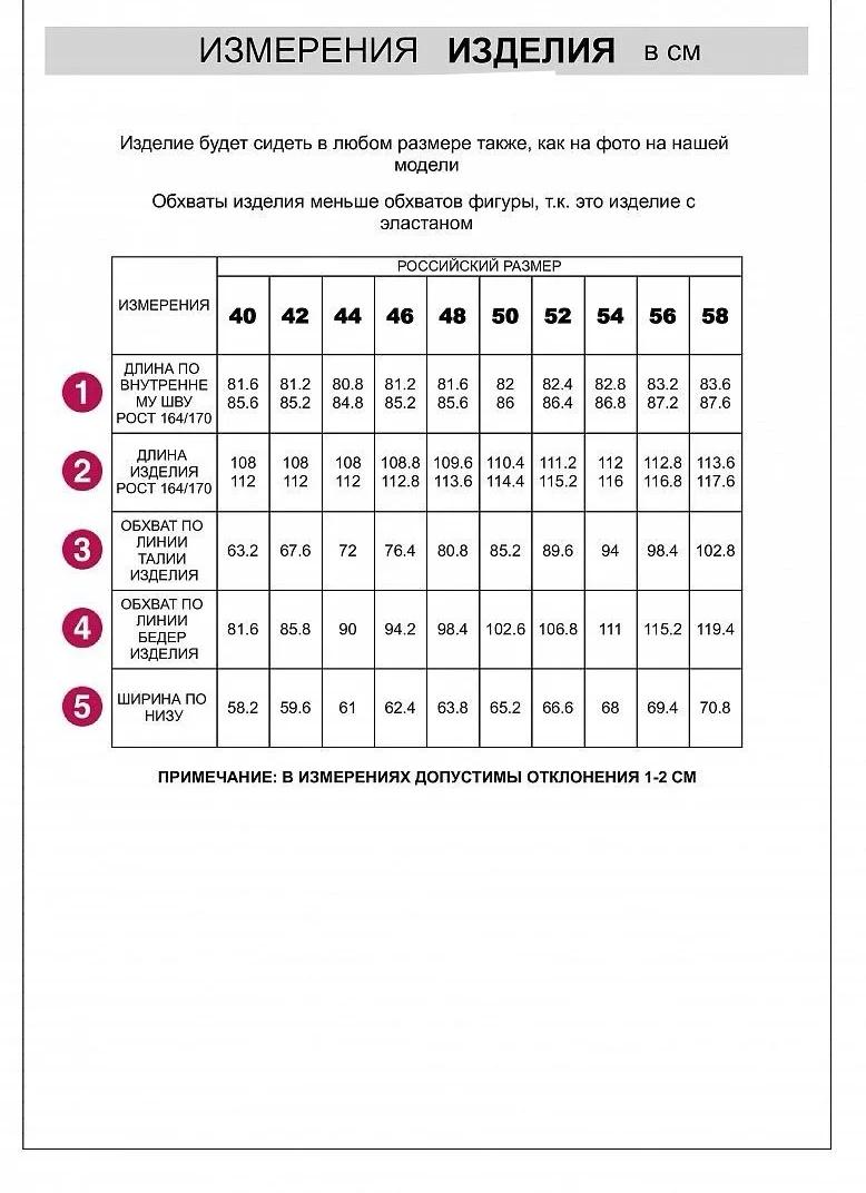 Брюки женские — изображение 7